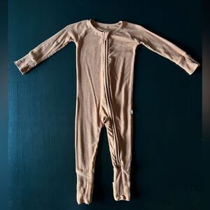 Little Sleepies Ribbed Heathered Spice 6-12m